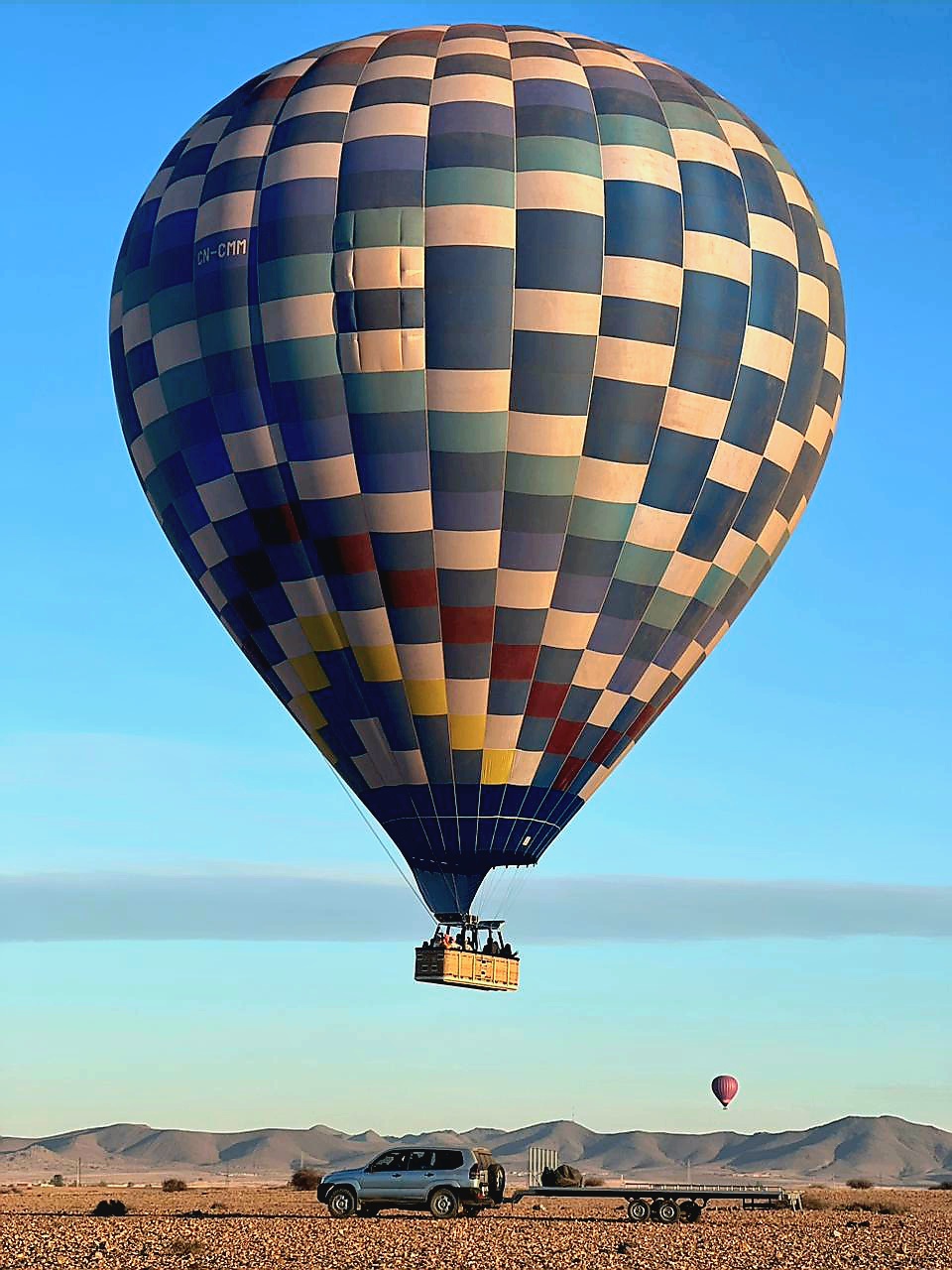 Balade en mongolfière dans la Palmeraie de Marrakech